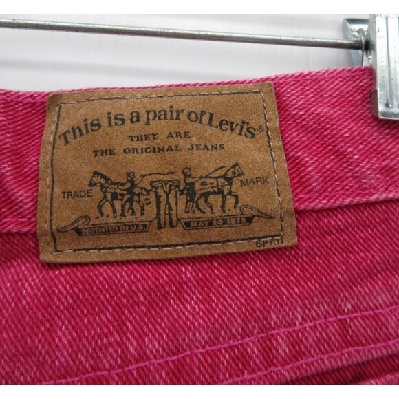 VINTAGE Levis Jeans 12 900 Series Mom Tapered 90s Denim Pants USA * - Picture 9 of 13